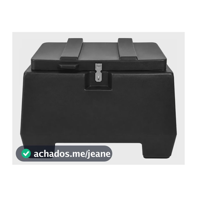 Bau De Moto Motoboy Entrega Delivery Ifood 90 Litros Preto