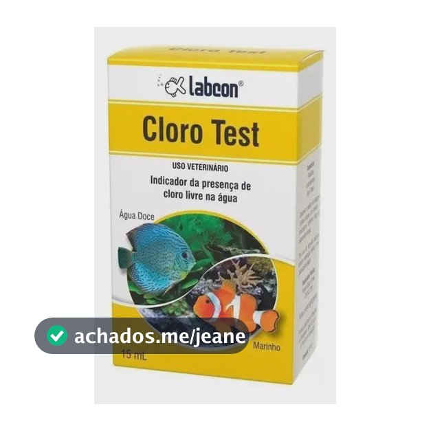 Alcon Labcon Cloro Teste 15 Ml Para Análise De Cloro Na Água