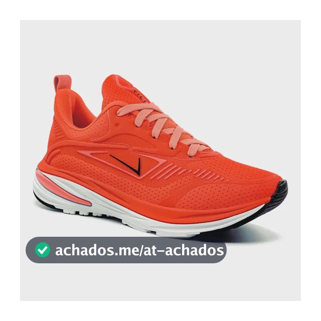 Tênis Feminino Olimp Vili Fusion Academia Caminhada Treino Laranja 37 Br