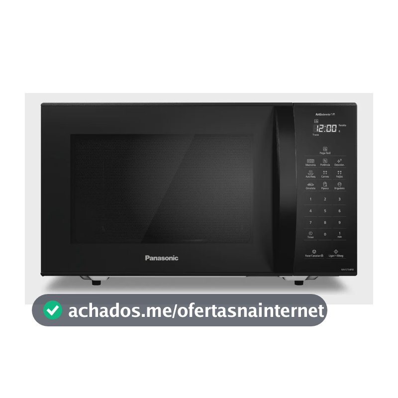 Micro-ondas Panasonic Nn-st54rbru 27 Litros Preto 220v 220v