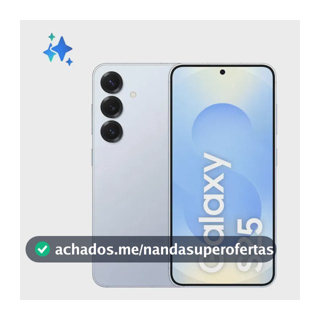 Samsung Galaxy S25 5G, 256GB, 12GB, Câmera Tripla - Azul claro