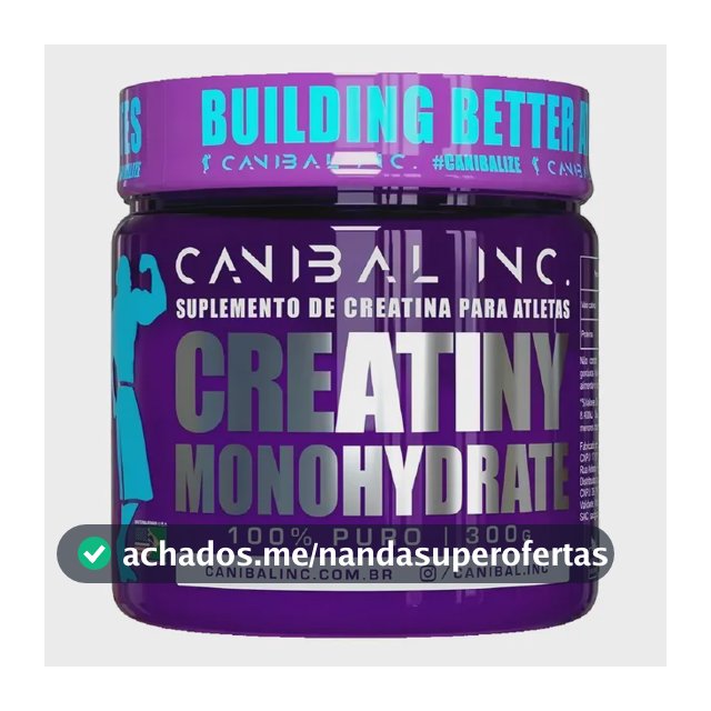 Creatina Creatiny Monohidratada 300g - Canibal Inc Sabor Sem sabor