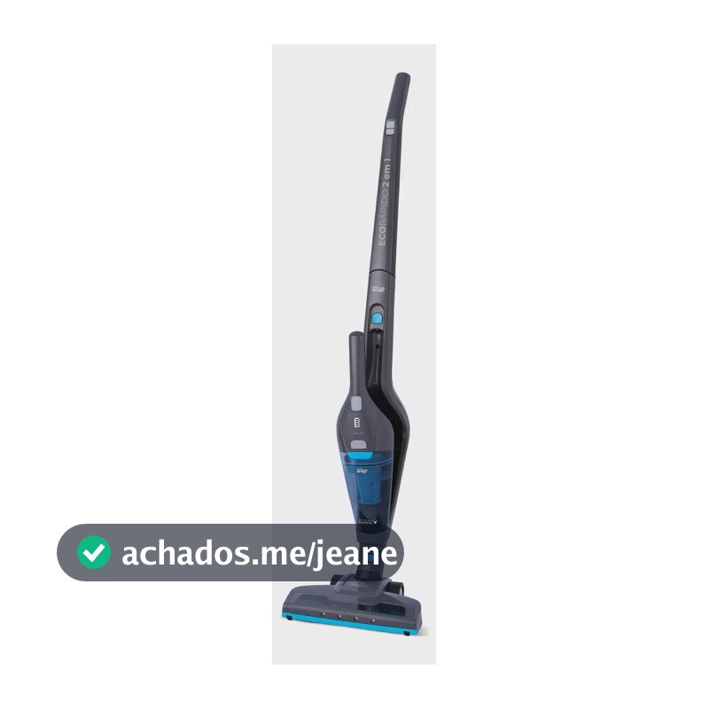 Aspirador de Pó Portátil WAP Eco Rápido com Iluminação Led Vertical 2 velocidades