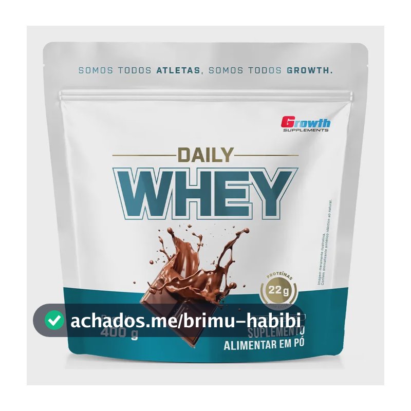 Daily Whey Protein 400g Growth Supplements Chocolate