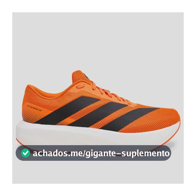 Tênis adidas Latin Run 3.0 Masculino Corrida Cloudfoam Laranja 42 Br