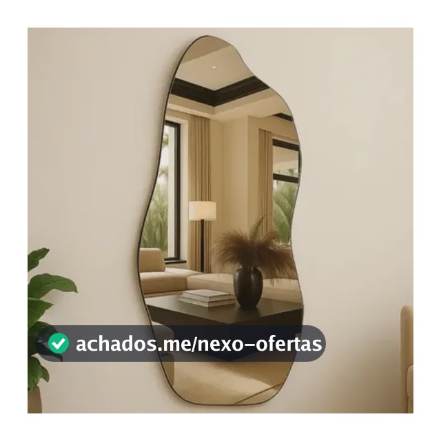 Espelho Corpo Inteiro Organico 90x40 Quarto Pinterest Grande Orgânico - Suporte
