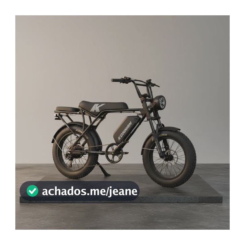 Bicicleta Elétrica Gts Super Power 500 12v 4 Cores - Sem Cnh Cinza - Konnan Conection 500w U