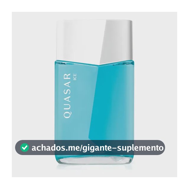 Quasar Ice Deo Colônia Fougère Aldeídica 100ml Boticário Masculino