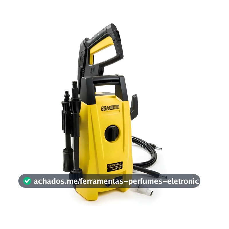 Econ Lavadora De Alta Pressão 1200w 1500 Psi Tramontina Cor amarelo
