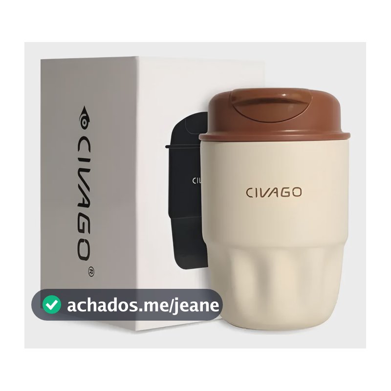 Civago Copo Térmico 300ml Café De Aço Inoxidável Isolante Café