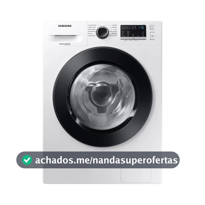 Lava E Seca Samsung Wd11m Com Digital Inverter Branca 11kg Cor Branco