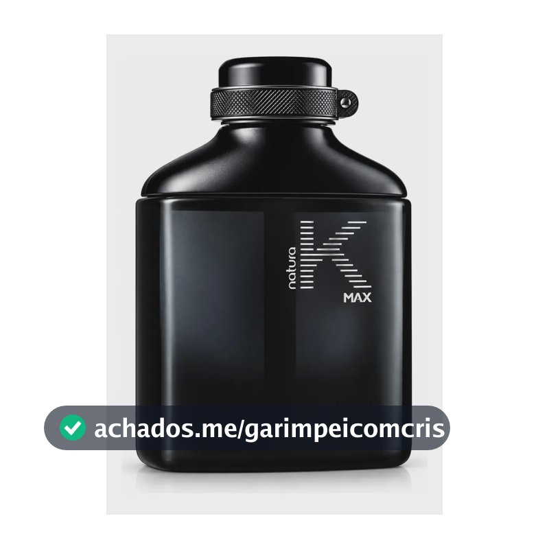 Natura K Max Deo Parfum 100 ml Para Homem
