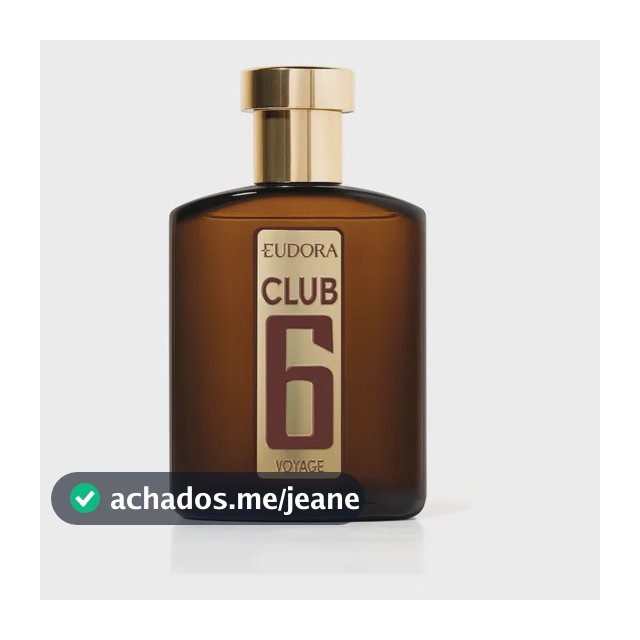 Club 6 Voyage Desodorante Colônia 95ml