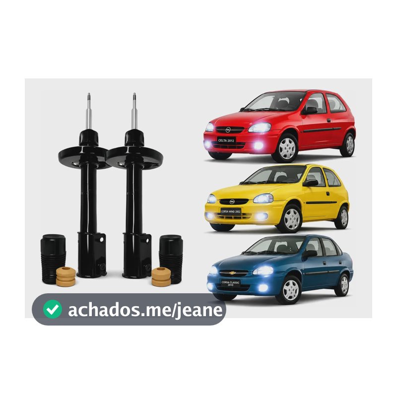 Kit + Par Amortecedor Dianteiro Corsa/classic 1995/2012
