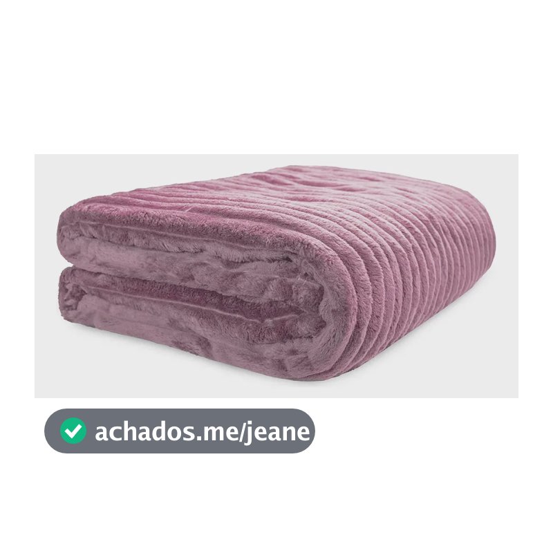 Cobertor Neo Mares Canelado 300g/m² Solteiro 150x220 Camesa