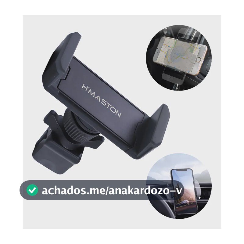 Suporte Saída De Ar Celular Universal Rotação De 360° Preto