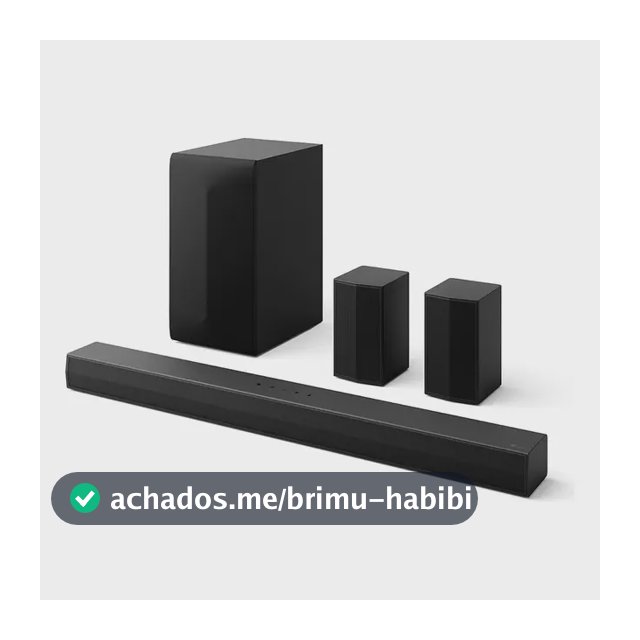 LG Soundbar S60tr 440w Rms, 5.1 Canais, Bluetooth 5.3, Dol Preto 120 Hz
