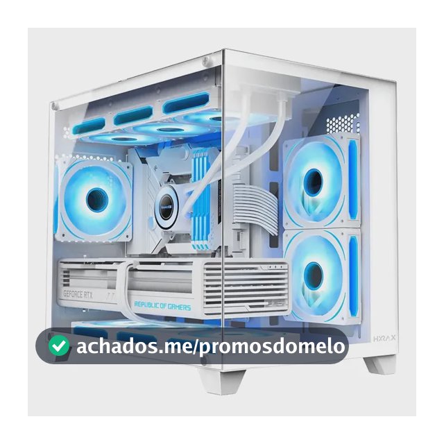 Gabinete Gamer Hyrax, Hgb730, Mini Tower - Vidro Temperado