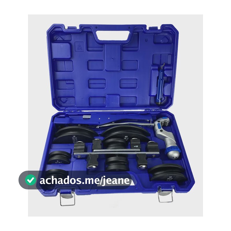 Curvador De Tubos 1/4 A 7/8 Hiatsu Com Cortador E Escareador Profissional Para Cobre Alumínio E Latão Ideal Para Instalação E Manutenção De Ar Condicionado Split Hvac Ferramenta Premium