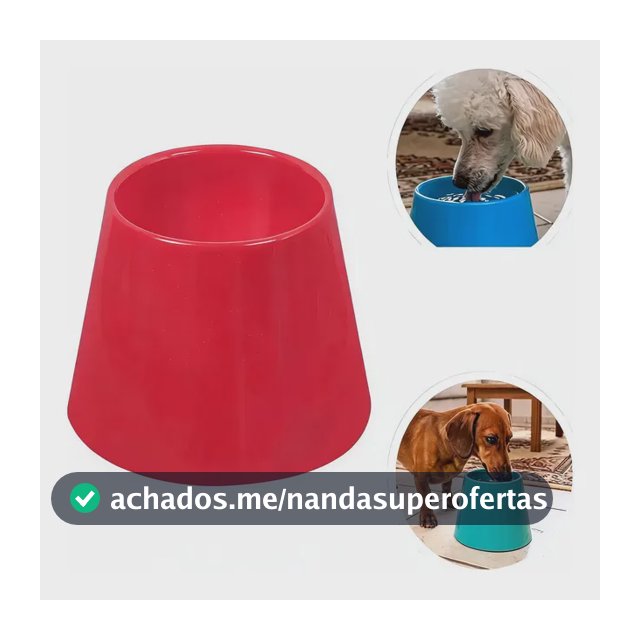 Comedouro Ou Bebedouro Alto Da Pet Games Para Cães Porte P