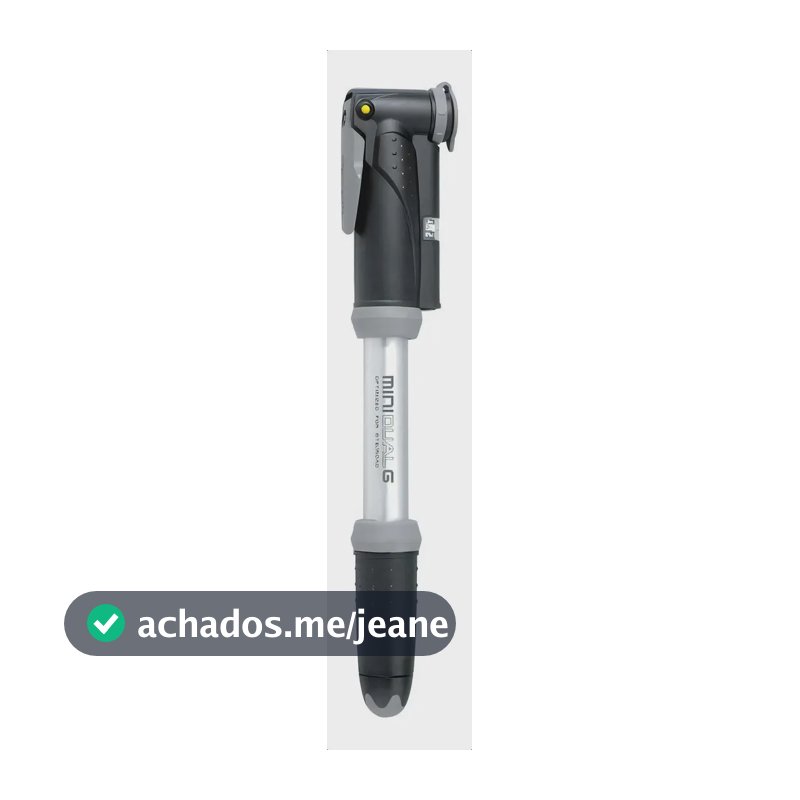 Bomba De Ar Topeak Mini Dual G Manômetro 120psi Dupla Ação