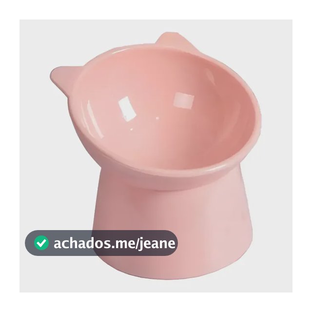 Comedouro Alto Gato Suporte Elevado Postura Correta Pet