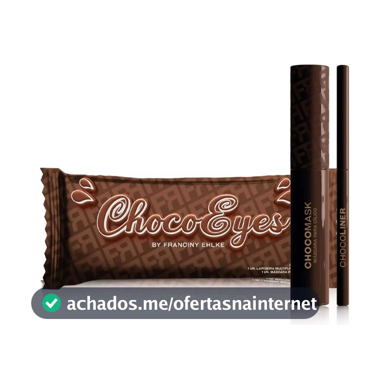 Kit Fran Choco Eyes Mascara Marrom By Franciny Ehlke