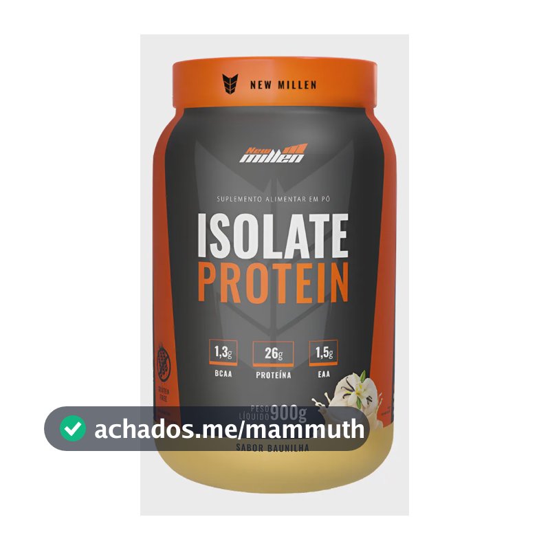 Isolate Protein 900g - Baunilha New Millen
