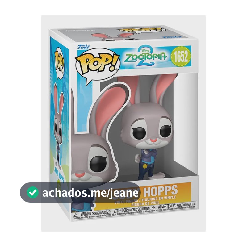 Boneco Disney Zootopia 2 Judy Hopps Pop Funko 1652