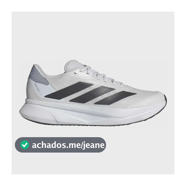 Tênis Masculino Corrida Duramo Sl 2 adidas Branco Liso 42 Br