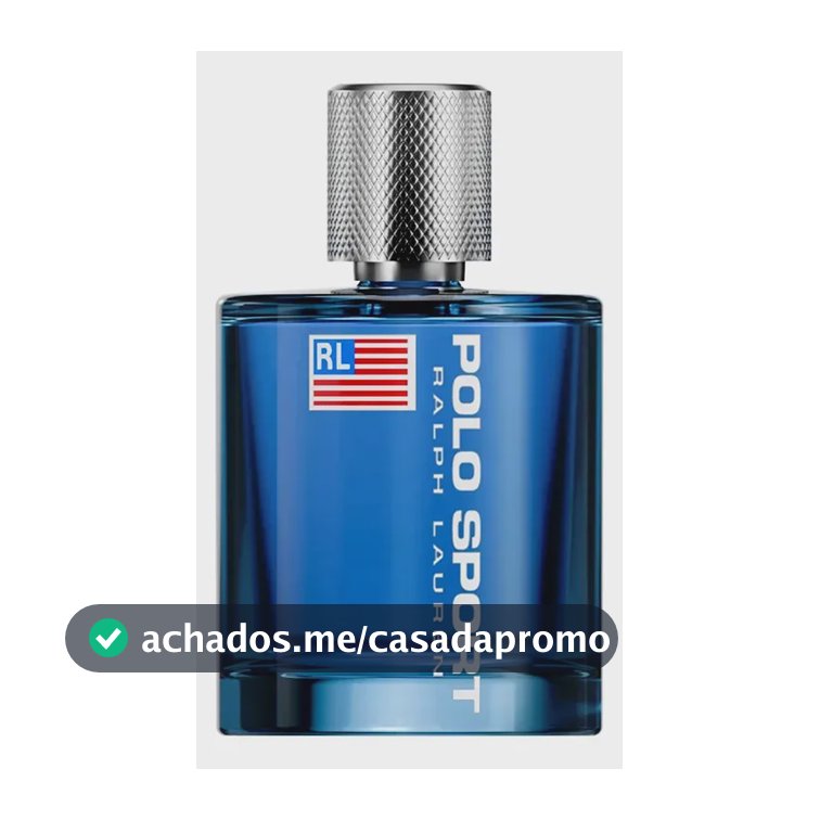 Perfume Masculino Aromático Cítrico Fresco e Energizante, Eau de Toilette Polo Sport Ralph Lauren 100ml