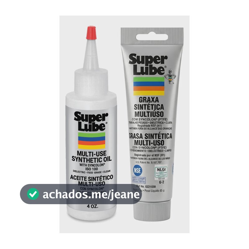 Kit Super Lube Óleo Iso 100 118ml + Graxa Sintética Ptfe 85g