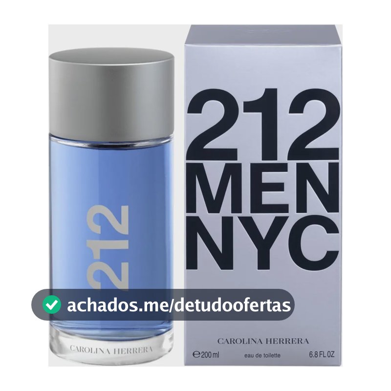 Carolina Herrera 212 Men ( Tradicional ) 200ml Masculino