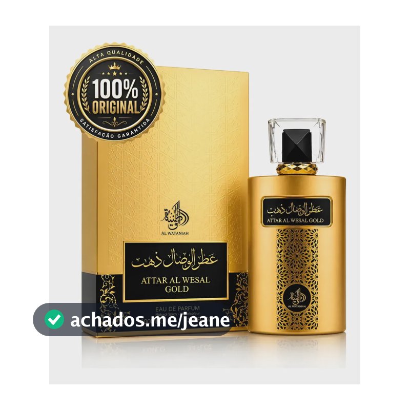 Perfume Árabe Attar Al Wesal Gold Edp Masculino 100ml