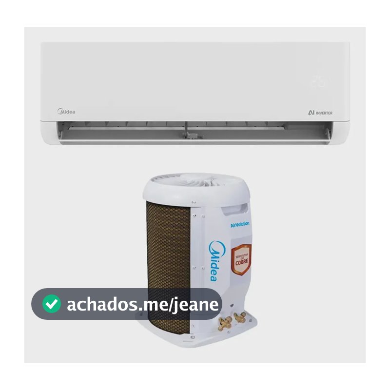 Ar-condicionado Split Inverter 9.000btus Springer Frio Midea Branco 220v