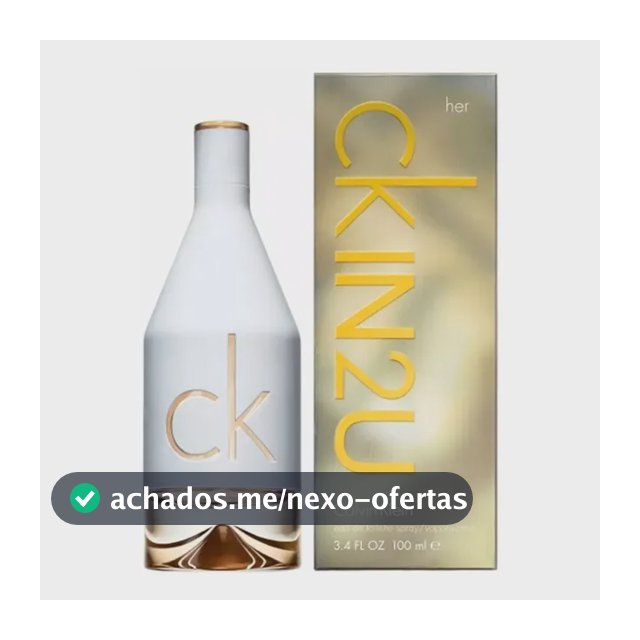 Perfume CK IN2U EDT Feminino 100ml Calvin Klein