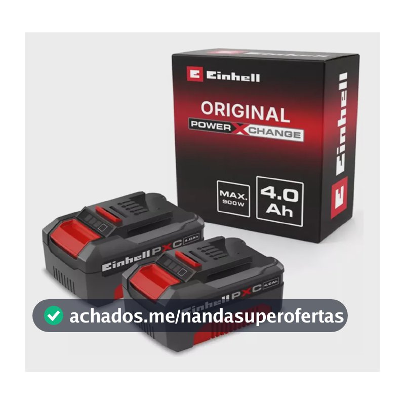 Kit 2 Baterias Power X Change 18v 4.0ah Einhell Industrial
