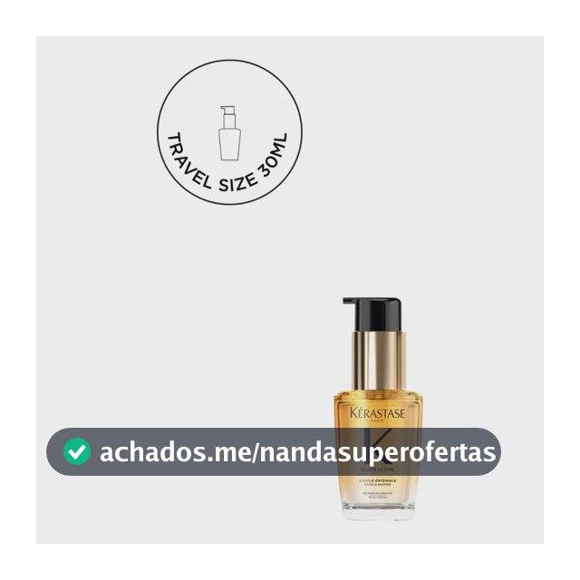 Óleo Capilar de Viagem Tamanho Mini Kérastase Elixir Ultime 30ml