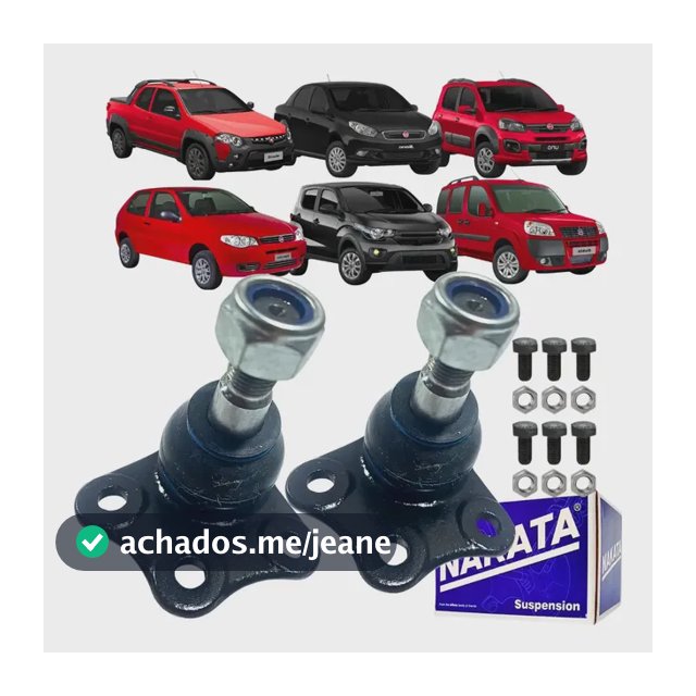 Par Pivô Suspensão Dianteiro Nakata Fiat Siena Palio Strada