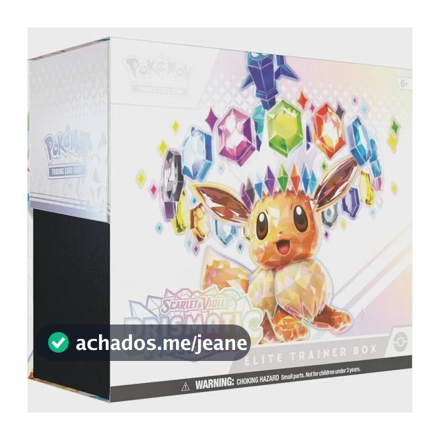 Pokémon Elite Trainer Box Prismatic Evolutions de 90 Cartas em Inglês
