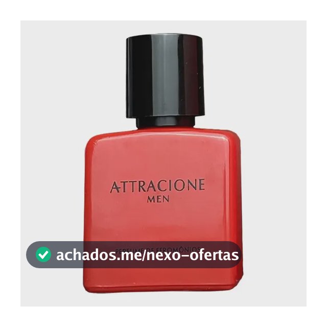 Attracione Men perfume Masculino Com Feromônios Ativados 25 mL