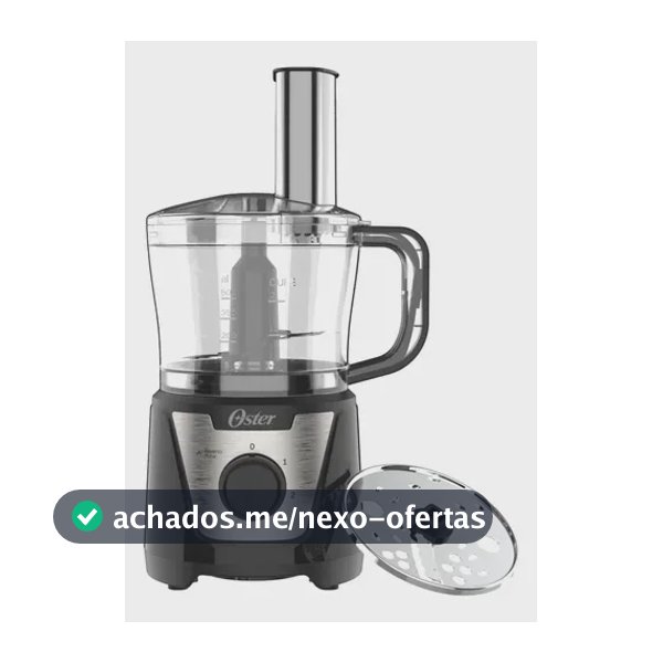 Multiprocessador Oster 3 Em 1 Ompr680 220v Lançamento. Preto 220v