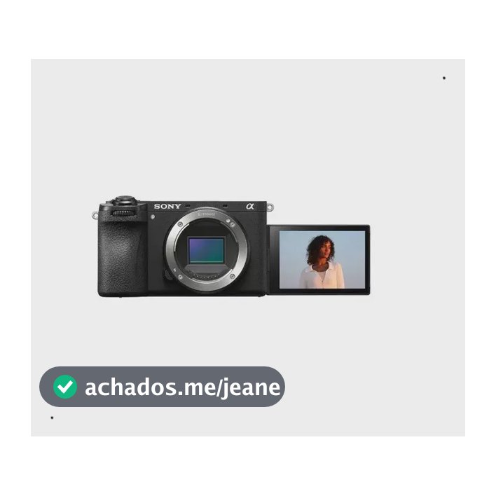 Sony Corporation Sony Alpha ILCE6700 sin espejo color preto 4K