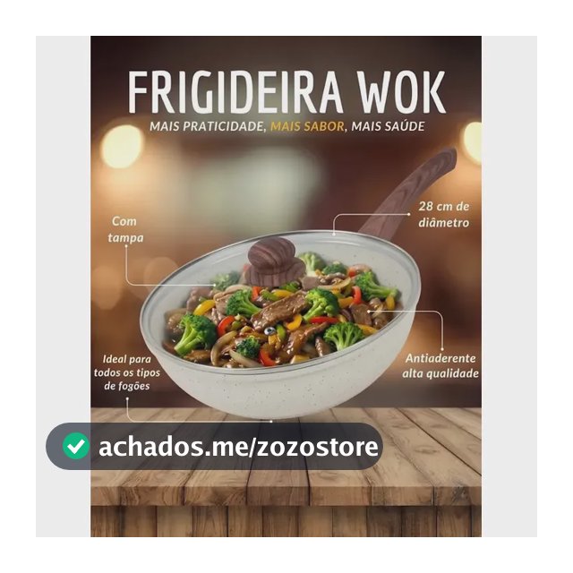 Frigideira Antiaderente Wok Em Cerâmica Grande Com Tampa Em Vidro Para Fogão De Indução E Gás 28cm 3,6l Cook Cerâmica Creme Pítia