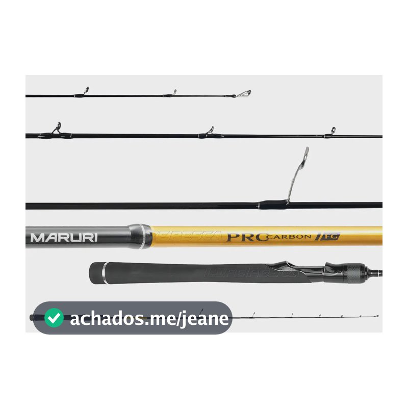 Vara Molinete Maruri Pro Carbon Fg 1,83m 12-25lbs- Inteiriça