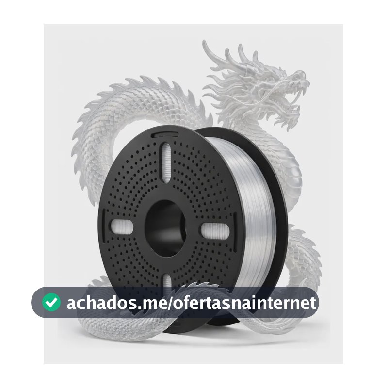 Filamento Impressora 3d Print Pulse Pet G 1.75mm Trasparente