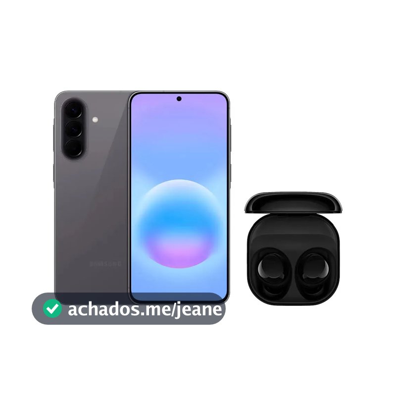 Galaxy A57 5G (256GB) - Cinza + Galaxy Buds Core - Preto