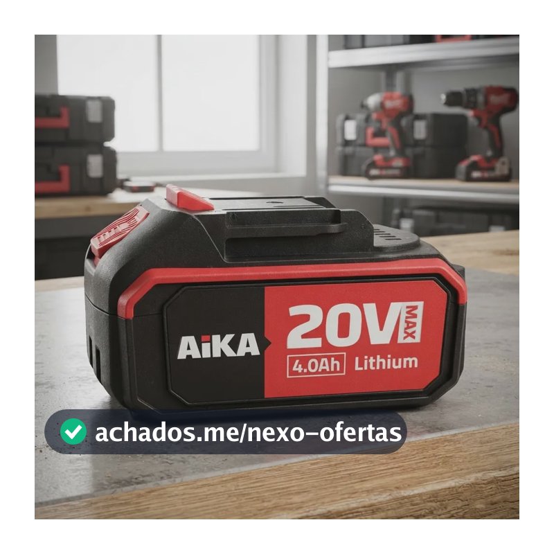 Bateria 4.0ah Para Ferramentas 20v Linha Aika Encaixe Makita