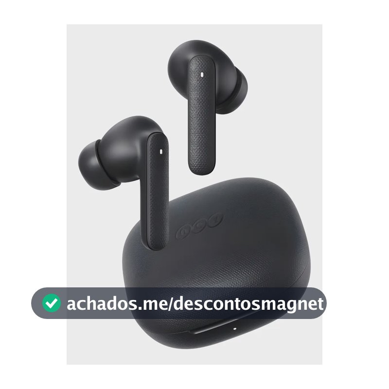 Fone Qcy Buds T43 Bluetooth 5.3 Enc IPX4 Cor Preto