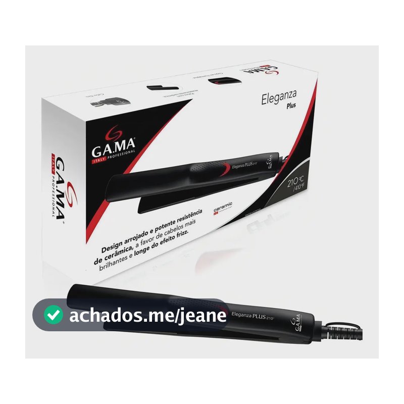 Prancha Chapinha Eleganza Plus 210°c Gama Bivolt